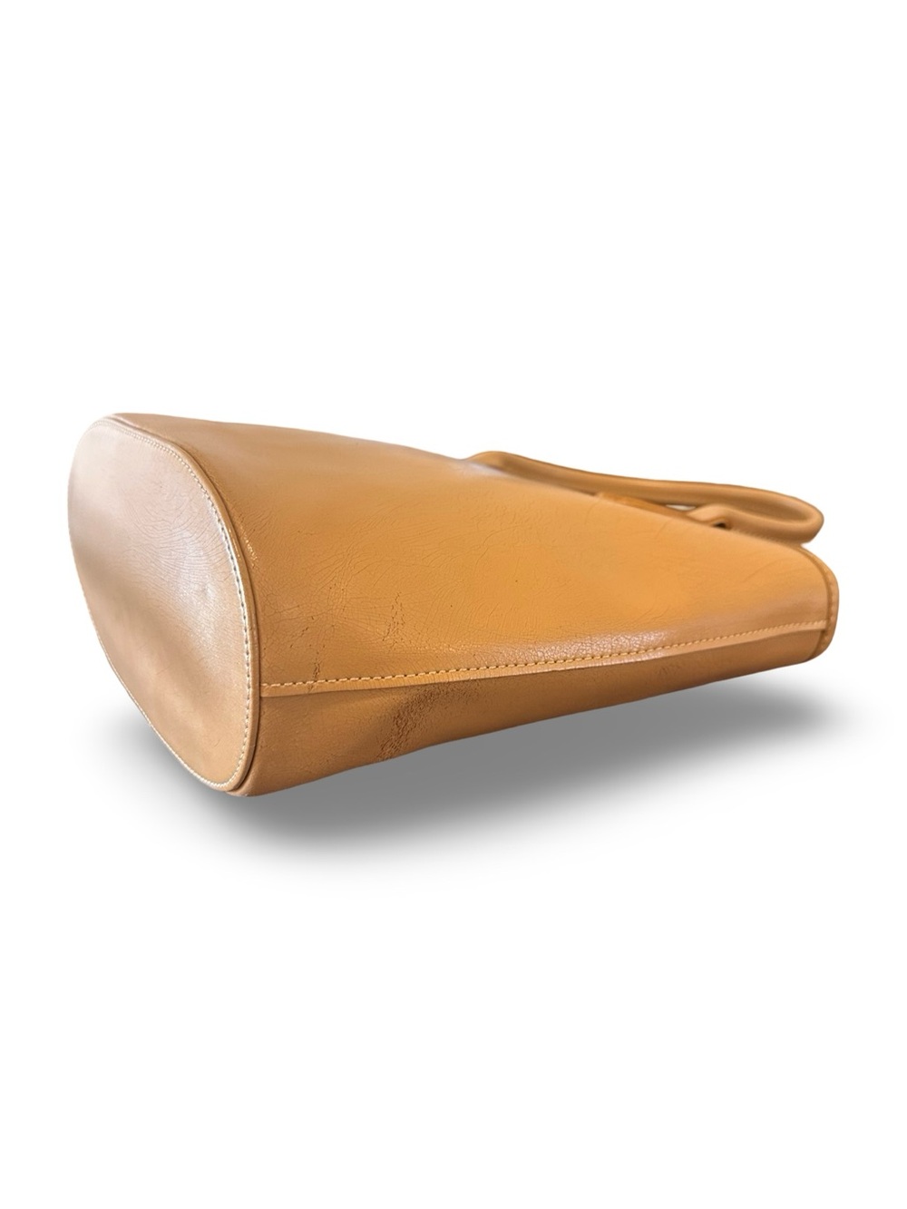 Longchamp Carmel Leather Tote Bag - Mustard Yellow/Camel - Picture 14 of 14